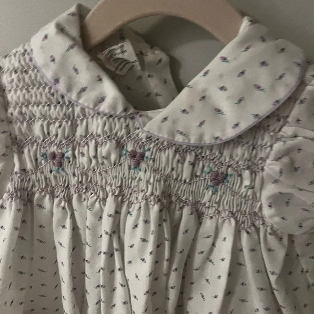 Vintage purple Floral dress